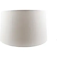 QAZQA Linnen lampenkap wit 45 cm