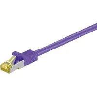Alcasa electronik S/FTP CAT7 10 Gigabit netwerkkabel / paars - LSZH - 1,5 meter