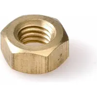 Hoenderdaal Moer Din934 M12 Messing - 100 Stuks