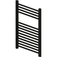 Eastbrook Wingrave handdoekradiator 60x60cm zwart mat 358W
