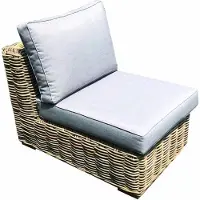 AVH-Collectie Serva middenelement naturel rotan - suntech grey