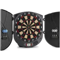 Klarfit Dartor dartbord dartmachine softtip 26 spelen deuren sound