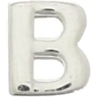 Trendjuwelier huiscollectie Hanger Zilver Letter B