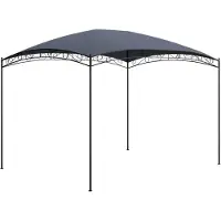 vidaXL Prieel 180 g/m² 3x4x2,65 m antraciet