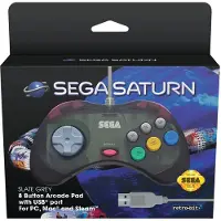Retro-Bit SEGA Saturn - USB Controller - Bedrade Gamepad - 3 Meter