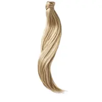 Rapunzel of sweden Ponytail Straight / Clip-in / Light Volume M7.3/10.8 Cendre Ash Blonde Mix 50 cm Hair extensions 55 g