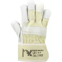 Asatex Handschoen | maat 10,5 naturelle kleuren | Rundnerfleer | PSA-categorie II | 12 paar - ADLER-C/105 - ADLER-C/105