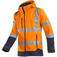 SIOEN Gelamineerde Signalisatie Softshell Jas Met Afneembare Kap Fuller 9933a2tu1 | Maat: 2XL