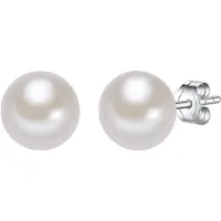 Valero Pearls Oorbellen zilver / natuurwit