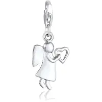 Elli - Bedel - Dames Bedel Schutsengel Hart Hemel in 925 Sterling Zilver - Dames