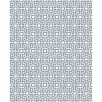Dutch Wallcoverings Insignia Square Geo wit/blauw 24535