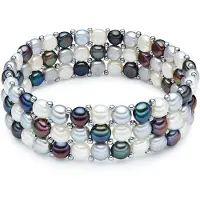 Valero Pearls Mode-armband Messing Gekweekte zoetwaterparels wit
