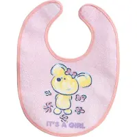 Interbaby Slabbetje Junior 20 X 30 Cm Katoen Roze