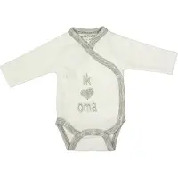 Petit villain Ik Love Oma Maat 56 3m Wit Romper