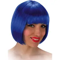 Carnival Toys pruik Lovely dames?polyester blauw one-size