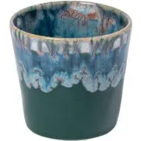 Costa Nova - servies - lungo kop - Grespresso hunter green - aardewerk - H 7,5 cm