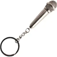 Aim Sleutelhanger Microfoon metaal