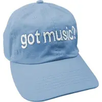 Aim Honkbalpet 'Got Music?', licht blauw
