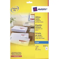Avery Etiket J8162-10 99.1x33.9mm wit 160 stuks - 3 stuks