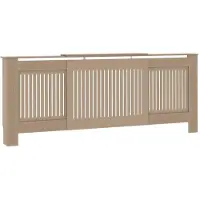 vidaXL Radiatorombouw 205 cm bewerkt hout