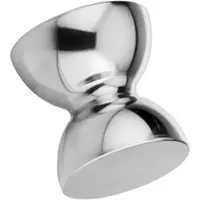 Motta Koffie Tamper met vlakke basis - dubbel 53mm / 58mm - RVS koffie stamper