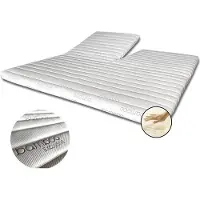 Bamboo Splittopper 200x210 Traagschuim Nasa Exclusive Anti Allergie Orthopedisch SOFT Ca. 8cm dik