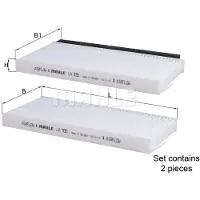 MAHLE ORIGINAL LA 935/S Interieurfilter