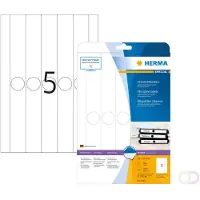 Herma Hangordneretiketten, A4, 34 x 297 mm, wit, ondoorzichtig, permanent hechtend