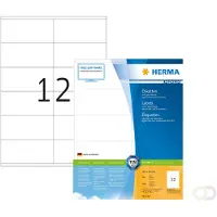 Herma PREMIUM etiketten, A4, 105 x 48 mm, wit, permanent hechtend