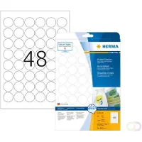 Herma 4387 Etiketten wit Movables/verwijd. Ø 30 A4 1200 st.