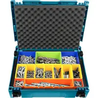 Makita M-box nr.1 + Bakjes kofferinzet - voor diverse accessoires