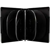 MediaRange | DVD Videobox | 39mm | 12 Disc | Zwart | 10 Stuks