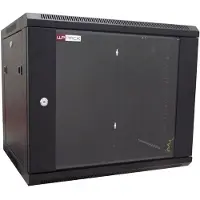 WP WPN-RWB-09605-B Wandbehuizing Glasdeur 9U Zwart - 600x500x500mm (BxHxD)