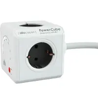 Allocacoc PowerCube Extended - stopcontacten - 4 stopcontacten - 1,5m kabel - wifi