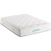Vente-unique Matras met pocketveren en ge?ntegreerd dekmatras AMERICAN DREAM van DREAMEA - 180x200 cm