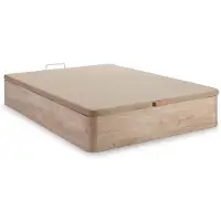 Vente-unique Bedbodem met opbergruimte HESTIA van DREAMEA PLAY - Licht naturelkleur - 140 x 190 cm