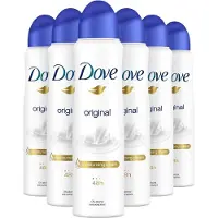 Dove Original Anti-transpirant Spray Vrouw - 6 x 150 ml - Voordeelverpakking