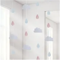Amscan Wolkenhangers Babyshower backdrop (6st)