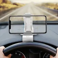 Baseus Universele Navigatie Dashboard Clip - Wit