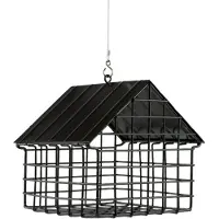 Wildlife Garden Voedersilo Vetbollenhouder Huis Zwart - Wildlife Garden - WG3343 - Voedersilo voor Vogels