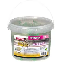 Flamingo Vogelvoer – Four Seasons Mezenbollen met net – emmer 35 stuks – 2.9 kg – rijk aan zaden & vetten – voor buitenvogels
