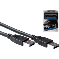 ACT SB3010 USB A 3.1 Gen1 (3.0) Aansluitkabel male/male - 50cm