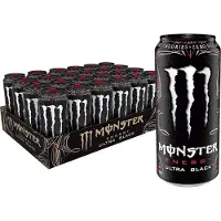 Monster Energy Ultra - 12x 500 ml - Black