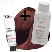 Kis haarverfset - 5RK Licht rood koper bruin - haarverf & waterstofperoxide