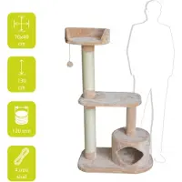 Laroy Ebi Krabpaal Trend Tree Adelaide | 70x40x130cm Beige