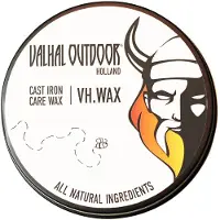 Valhal Outdoor wax voor gietijzeren pannen - 125gr - verzorging, onderhoud en inbranden - VH.WAX