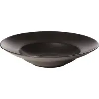 COSY&TRENDY Pastabord Ø 28 cm - Zwart - set 4 stuks