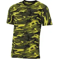 MFH - US T-shirt - "Streetstyle" - Geel camouflage - 145 g/m² - MAAT S