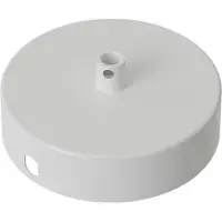 Calex Snoerboer plafondkap 1 snoer - Ø10 cm - metaal - wit - rond
