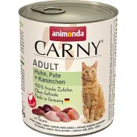 Animonda Carny Adult - Kip met Kalkoen en Konijn - 6 x 800 g